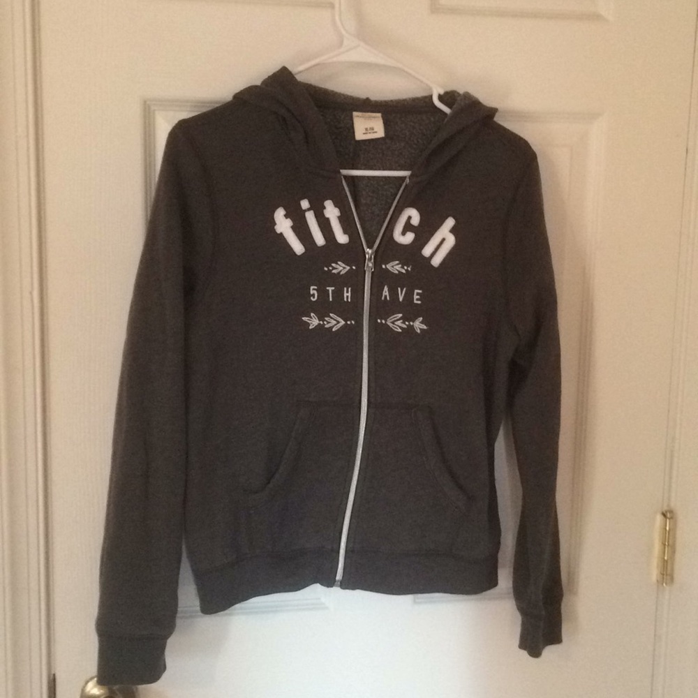 Abercrombie Kids zip up sweatshirt